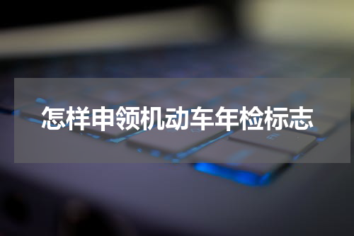 怎样申领机动车年检标志