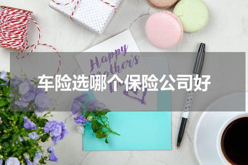 车险选哪个保险公司好