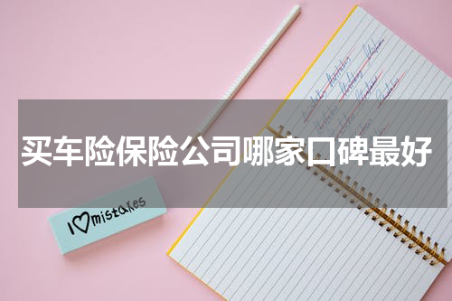 买车险保险公司哪家口碑最好