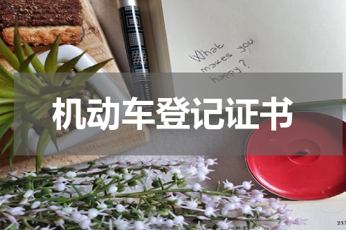 机动车登记证书