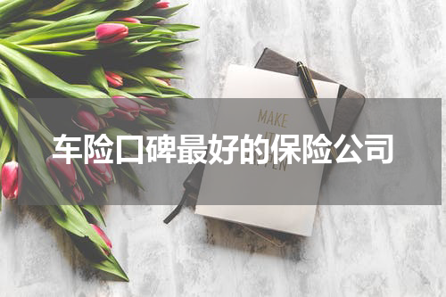 车险口碑最好的保险公司