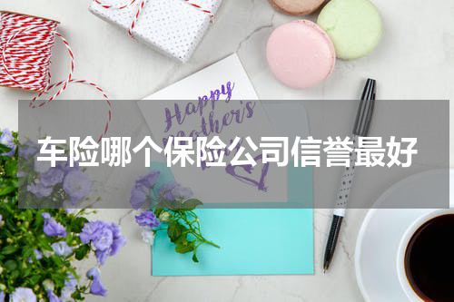 车险哪个保险公司信誉最好