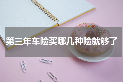 第三年车险买哪几种险就够了