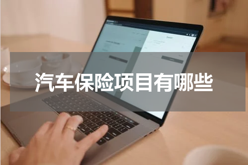 汽车保险项目有哪些
