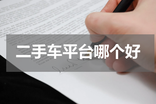 二手车平台哪个好