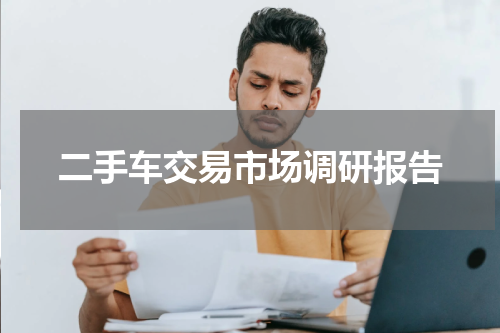 二手车交易市场调研报告