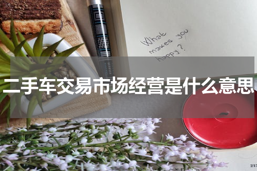 二手车交易市场经营是什么意思
