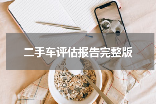 二手车评估报告完整版