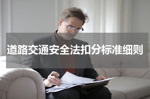 道路交通安全法扣分标准细则