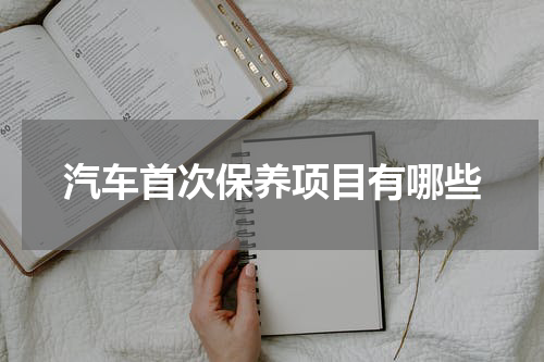 汽车首次保养项目有哪些