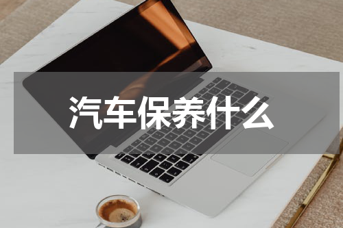 汽车保养什么