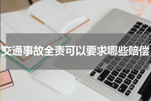 交通事故全责可以要求哪些赔偿