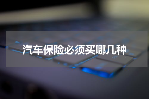 汽车保险必须买哪几种