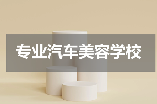 专业汽车美容学校