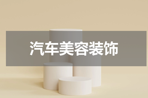 汽车美容装饰