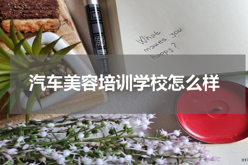 汽车美容培训学校怎么样