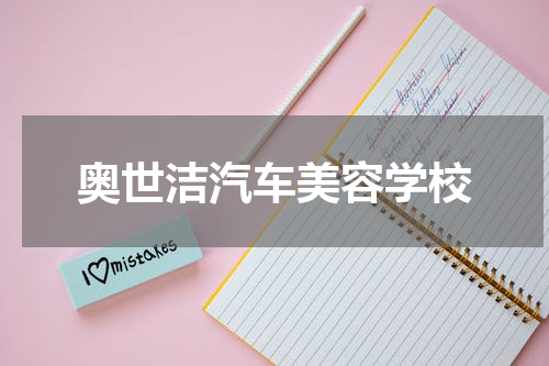 奥世洁汽车美容学校