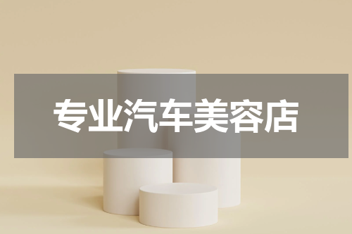 专业汽车美容店