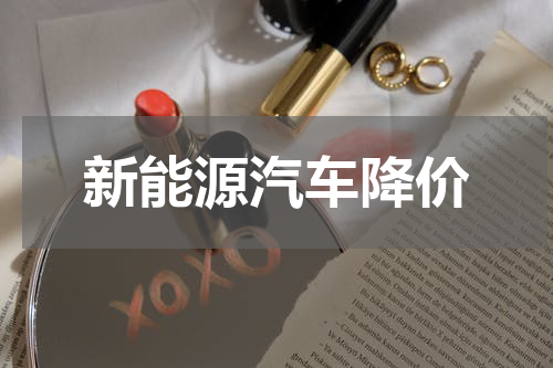 新能源汽车降价