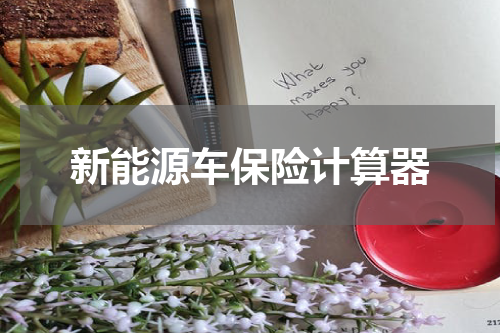 新能源车保险计算器