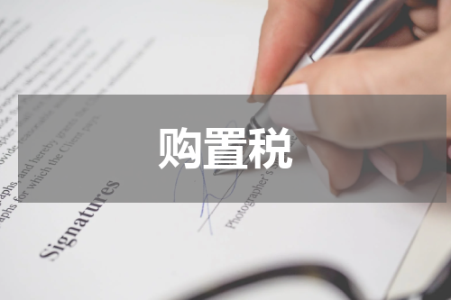 购置税
