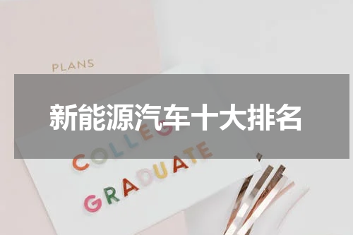 新能源汽车十大排名