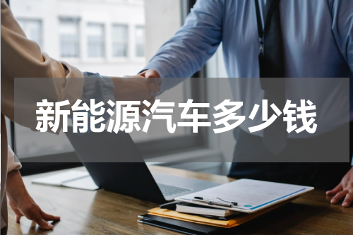 新能源汽车多少钱
