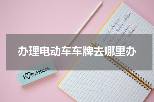 办理电动车车牌去哪里办
