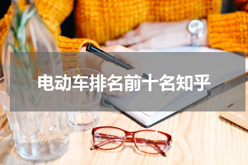 电动车排名前十名知乎