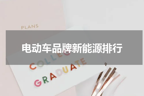 电动车品牌新能源排行