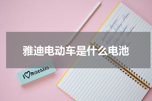 雅迪电动车是什么电池