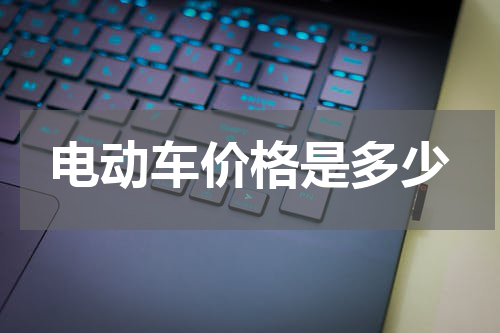 电动车价格是多少