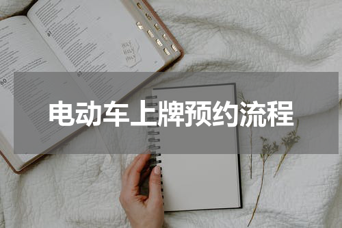 电动车上牌预约流程