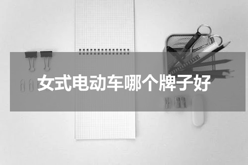 女式电动车哪个牌子好