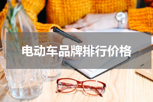 电动车品牌排行价格