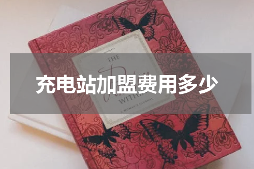充电站加盟费用多少