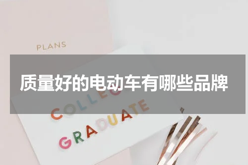 质量好的电动车有哪些品牌