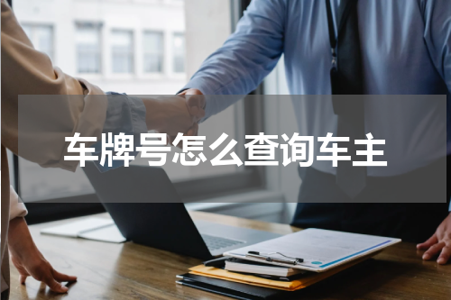 车牌号怎么查询车主
