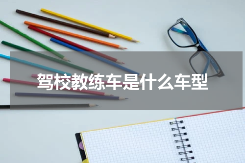 驾校教练车是什么车型