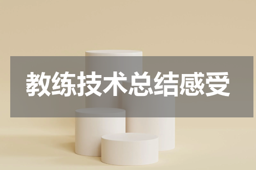 教练技术总结感受