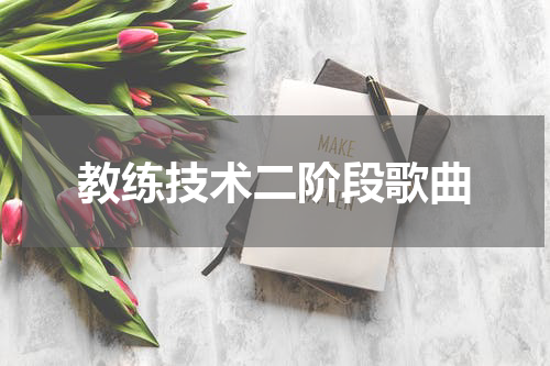 教练技术二阶段歌曲