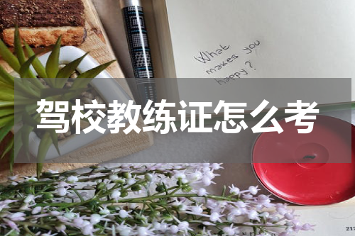 驾校教练证怎么考