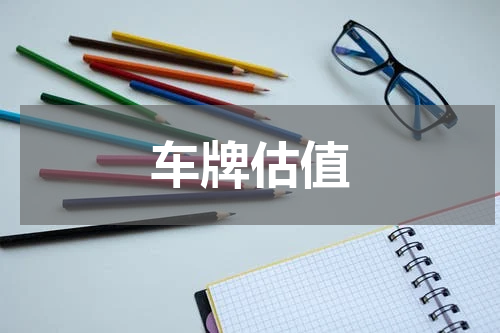 车牌估值