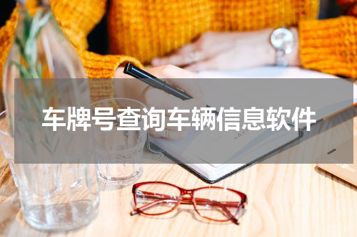 车牌号查询车辆信息软件