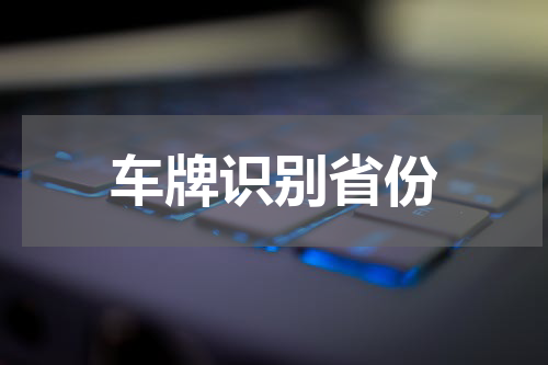 车牌识别省份