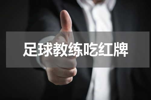 足球教练吃红牌