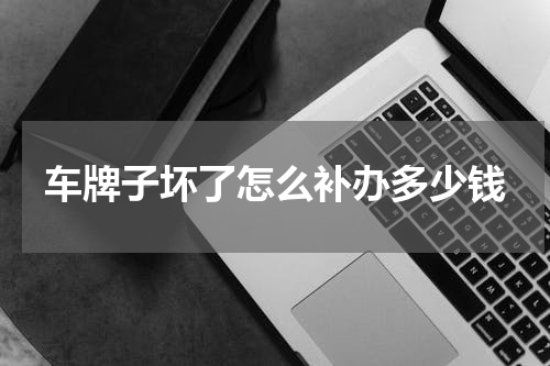 车牌子坏了怎么补办多少钱