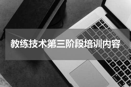 教练技术第三阶段培训内容