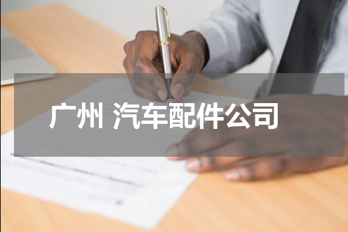 广州 汽车配件公司