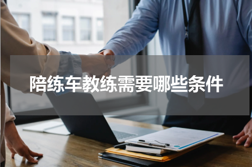 陪练车教练需要哪些条件